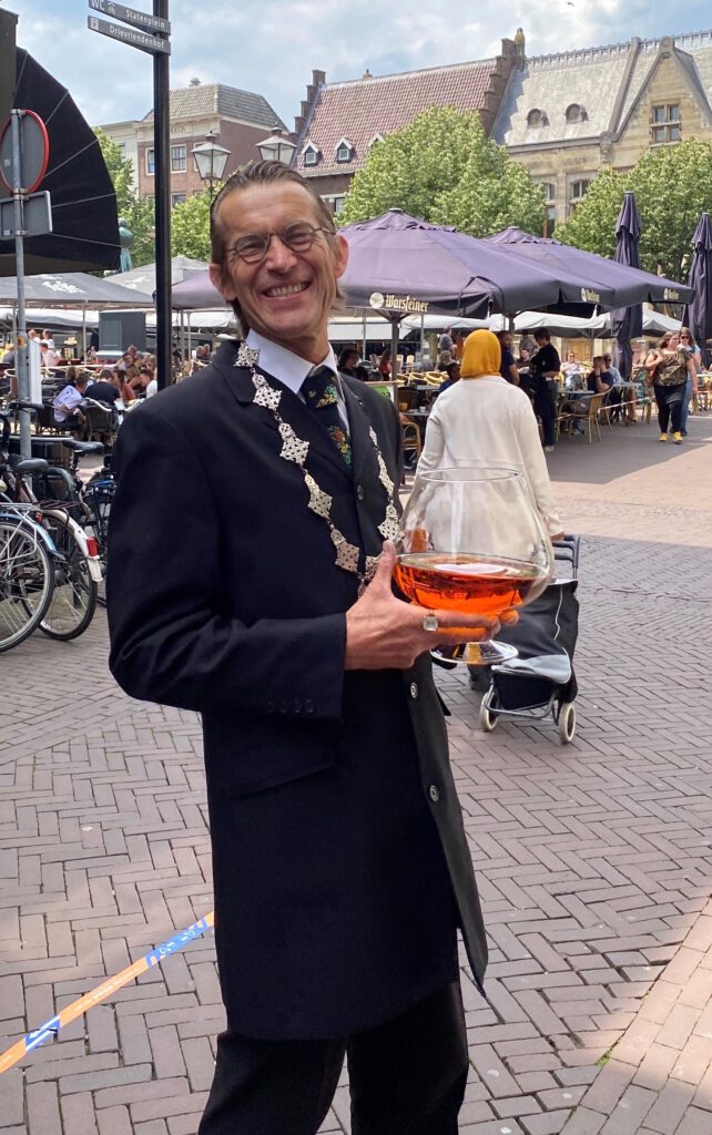 Burgemeester op de markt